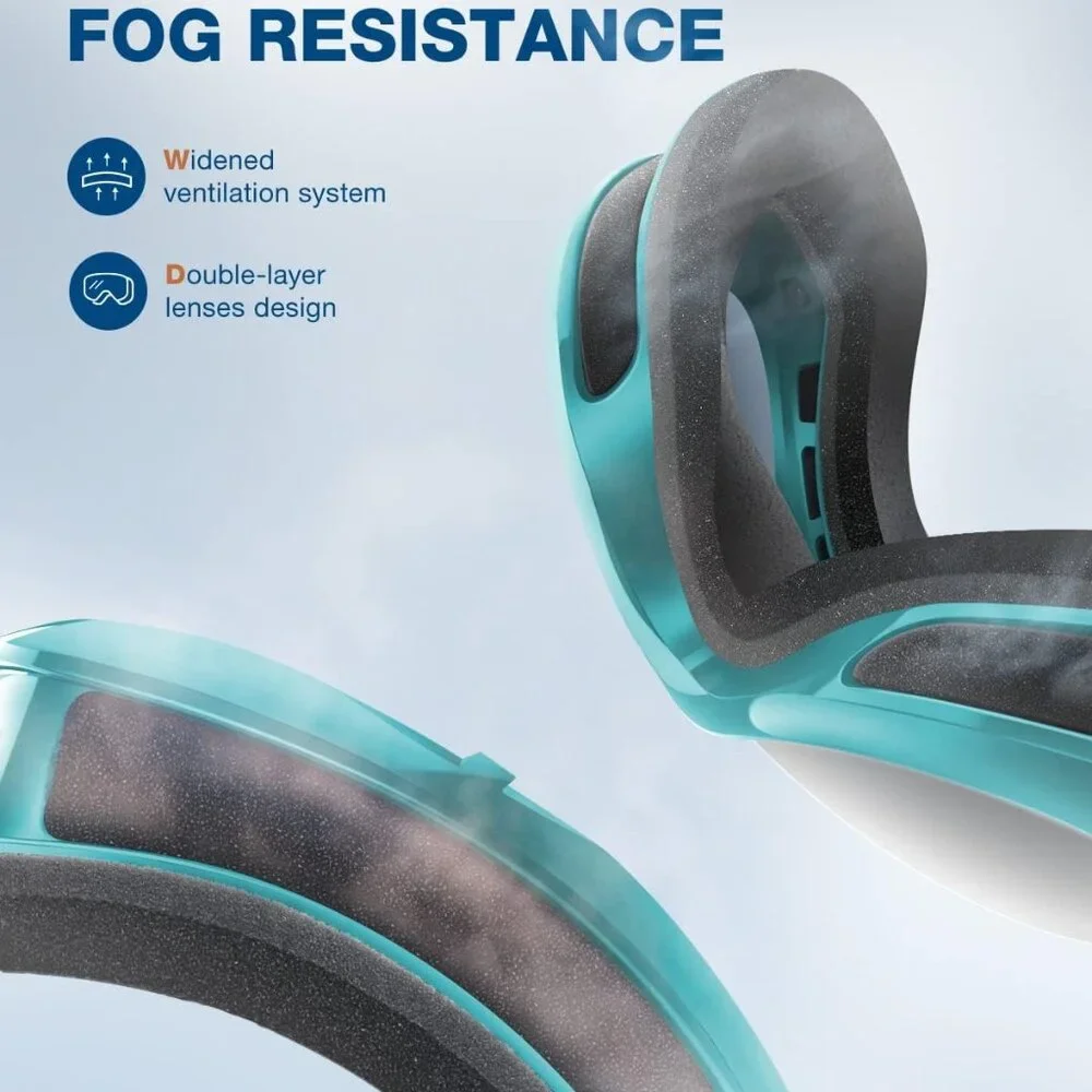 Ski Goggles OTG Anti fog Snow Goggles